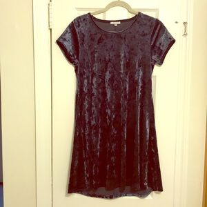 Z Supply Velvet T-Shirt Dress